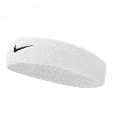 Повязка на голову Nike SWOOSH HEADBAND WHITE - 1