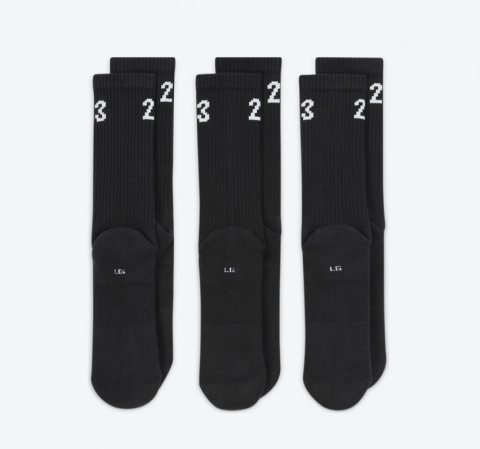 Jordan Essentials Crew Socks (3 Pairs) - Баскетбольные носки (3 пары) - 2