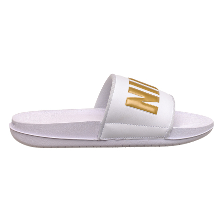 Тапочки жіночі Nike Wmns Offcourt Slide White Metallic Gold (BQ4632-106) - 3