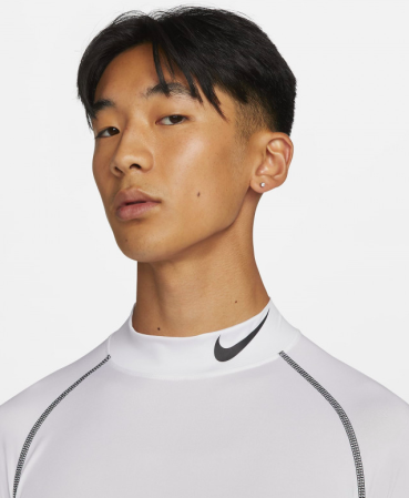 Nike Pro Dri-FIT Mock Long-Sleeve Tight Top - Компрессионная Кофта с Воротником - 2