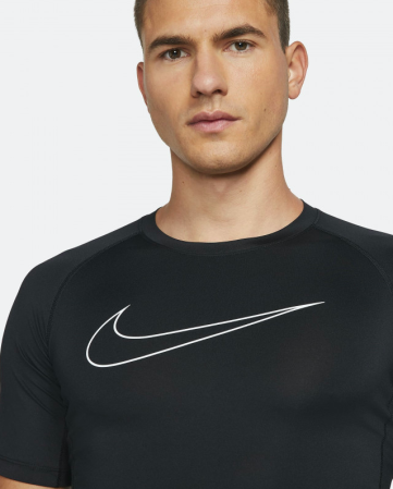 Nike Pro Dri-FIT Short-Sleeve Top - Компрессионная Футболка - 5